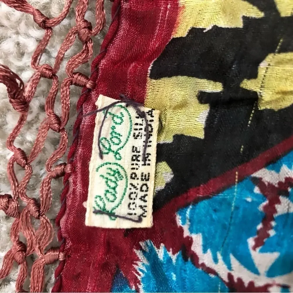 Vintage Lady Lord silk square scarf
